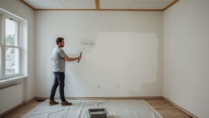 Wände streichen wie ein Profi: Werkzeug und Technik