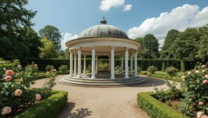 Pavillons und Rundtempel für Hamburger Gärten
