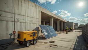 Solarstrom am Rohbau: Mobile Speicher auf der Baustelle